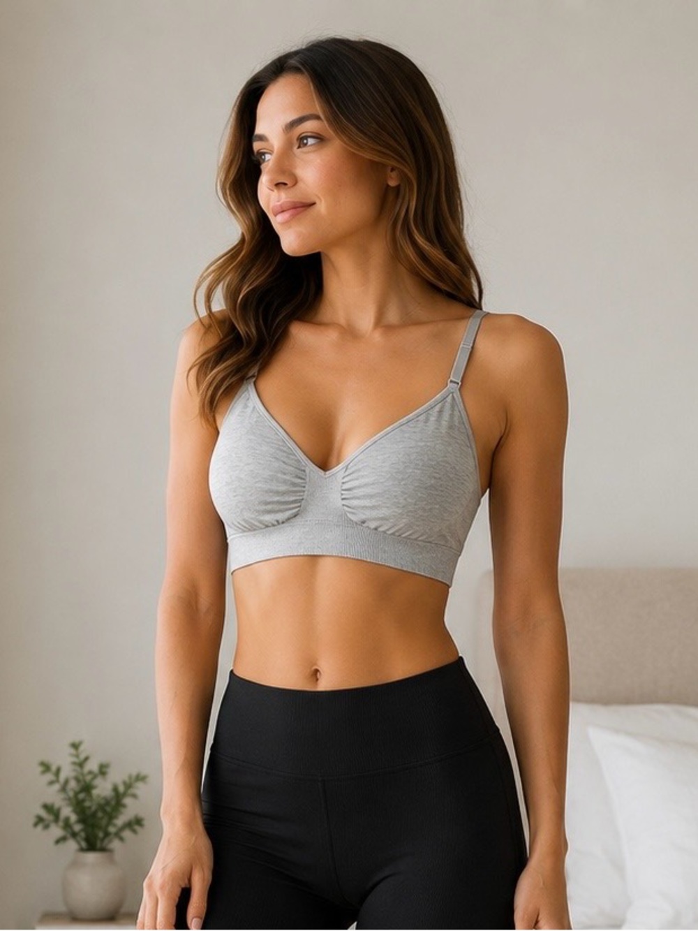 FOREVER 21 - Gray Women's Sports Bra